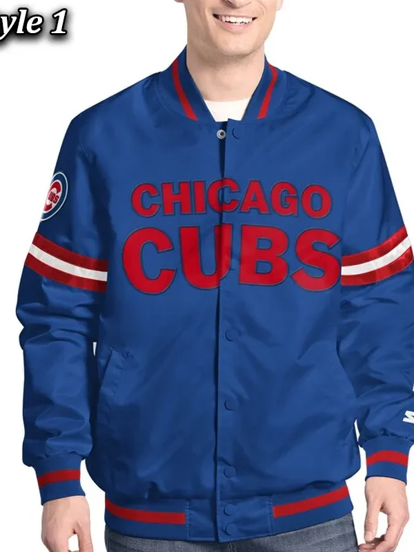 Chicago Cubs Scout Varsity Satin Jacket