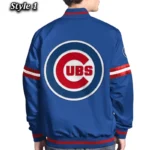 Chicago Cubs Scout Varsity Satin Jacket