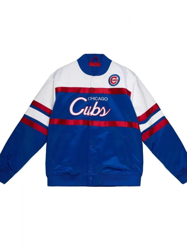 Chicago Cubs Special Script Heavyweight Satin Jacket