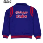 Chicago Cubs Sport Night Teddy Varsity Jacket