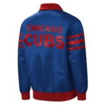 Chicago Cubs The Captain II Royal Satin Varsity Jacket