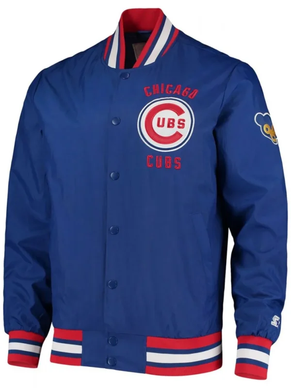 Chicago Cubs The Jet III Royal Blue Bomber Jacket