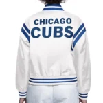 Chicago Cubs White Full Count Satin Jacket