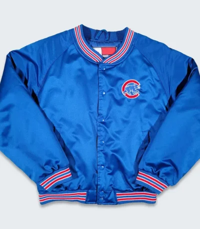Chicago Cubs Youth Royal Satin Jacket