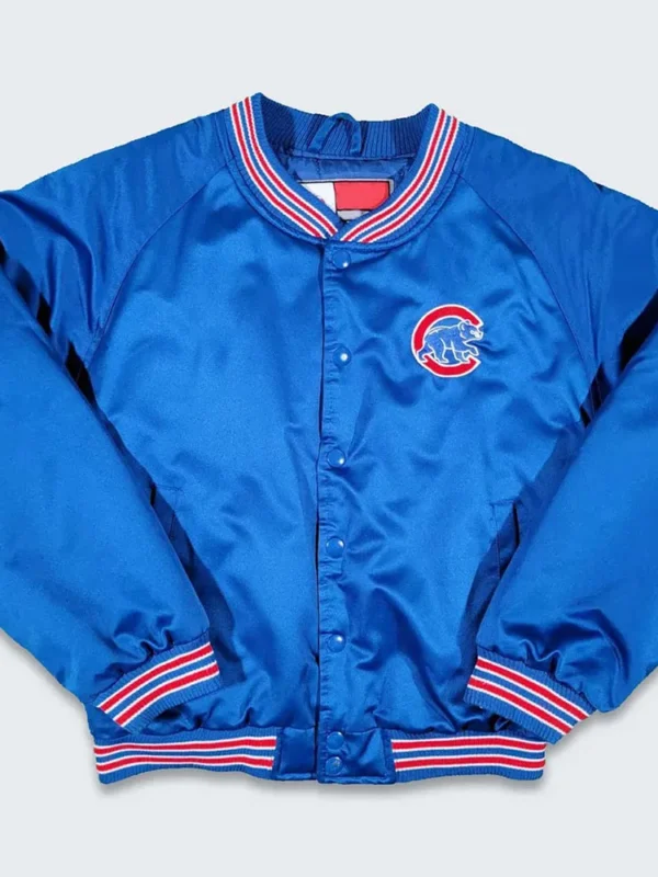 Chicago Cubs Youth Royal Satin Jacket