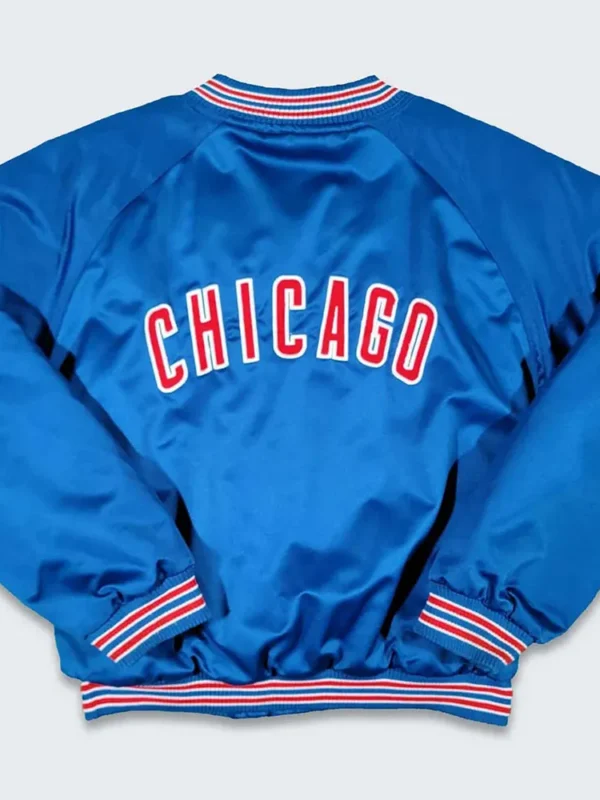 Chicago Cubs Youth Royal Satin Jacket