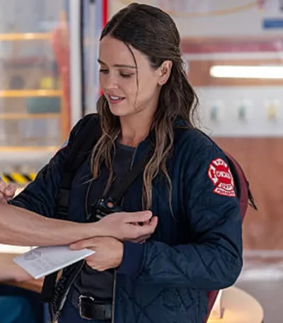 Chicago Med Lizzy Novak Quilted Jacket