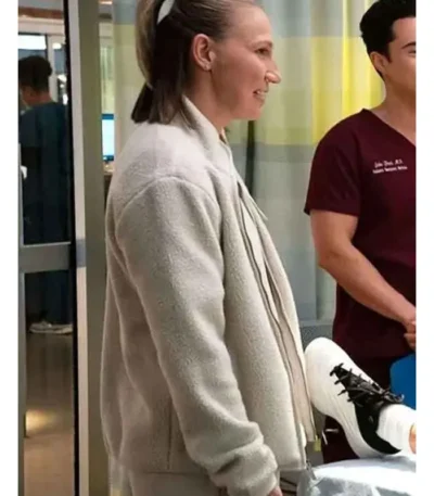 Chicago Med S11 Courtney Vandersloot Sherpa Jacket