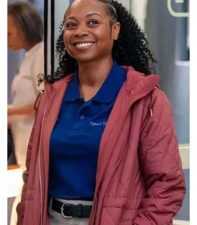 Chicago Med S11 Tamika Jenkins Quilted Jacket