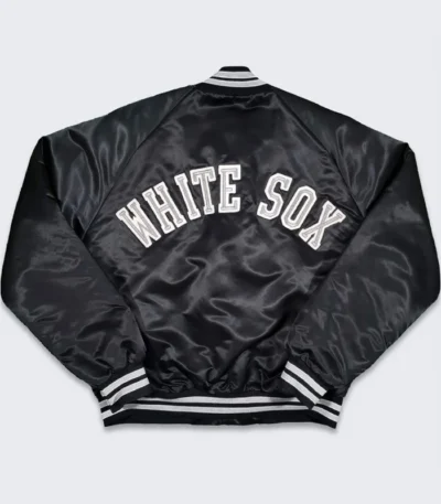 80’s Chicago White Sox Black Bomber Jacket