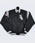 Chicago White Sox 90’s Black Satin Jacket