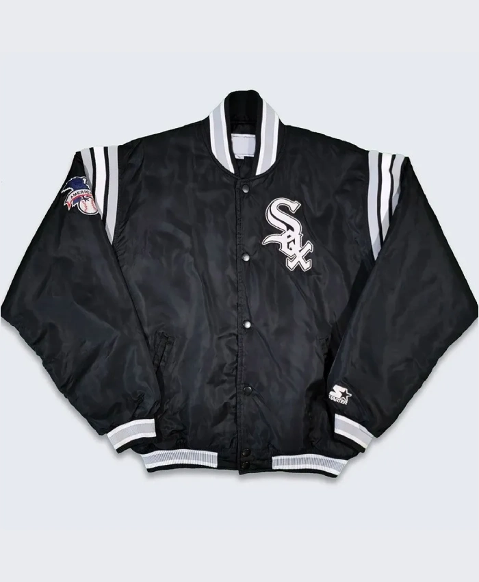 Chicago White Sox 90’s Black Satin Jacket Chicago White Sox 90’s Black Satin Jacket