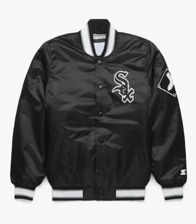 Chicago White Sox Black Bomber Jacket