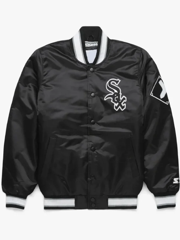 Chicago White Sox Black Bomber Jacket