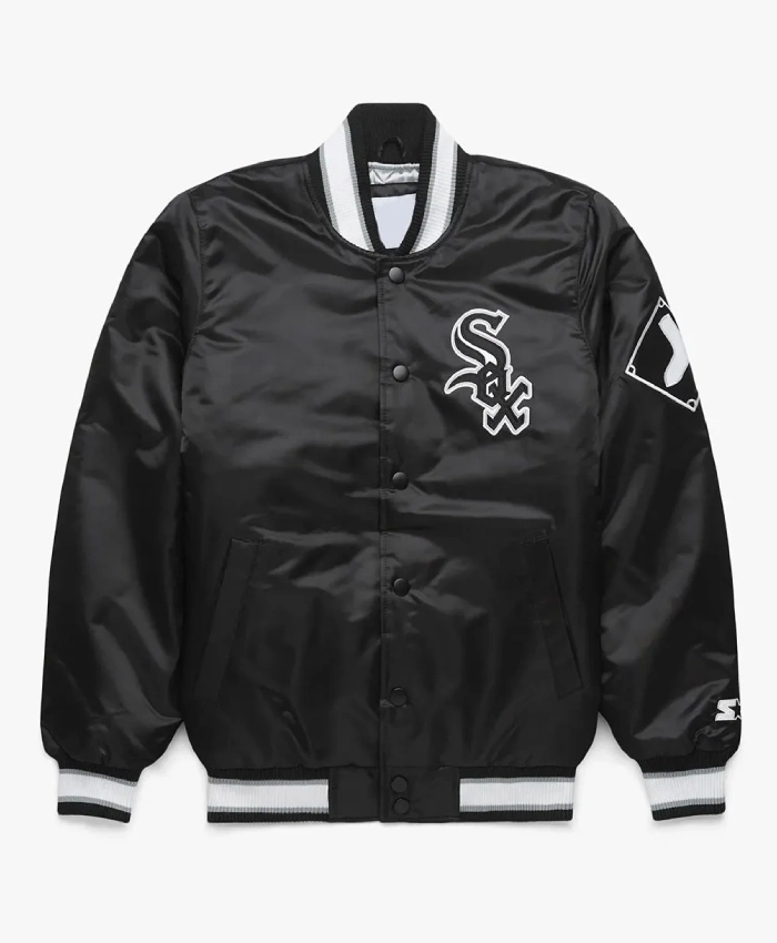 Chicago White Sox Black Bomber Jacket Chicago White Sox Black Bomber Jacket