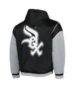 Chicago White Sox Black and Gray Hoodie Jacket