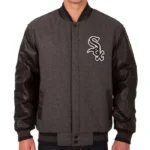 Chicago White Sox Black/Charcoal Varsity Jacket