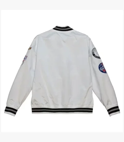 Chicago White Sox City Collection White Varsity Satin Jacket