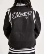 Chicago White Sox Comiskey Park Varsity Black Jacket