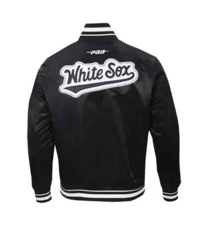 Chicago White Sox Diy Pick Stitch Classic Rib Satin Jacket