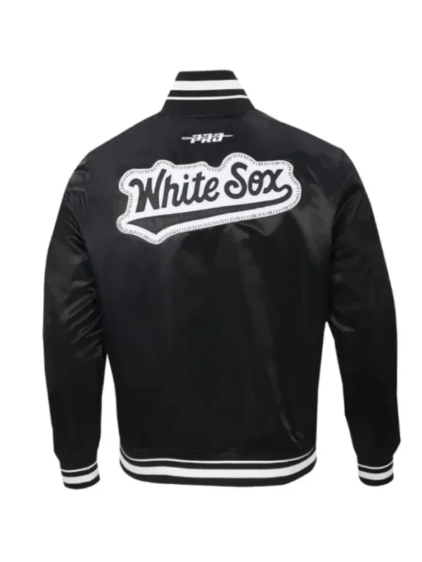 Chicago White Sox Diy Pick Stitch Classic Rib Satin Jacket