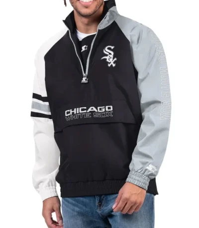 Chicago White Sox Elite Half Zip Pullover Jacket