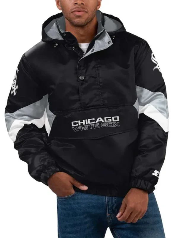 Chicago White Sox Force Play II Hoodie Half-Zip Jacket