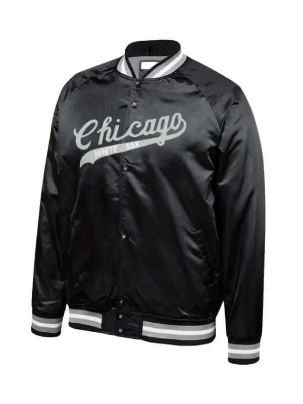 Chicago White Sox Full-Snap Black Jacket