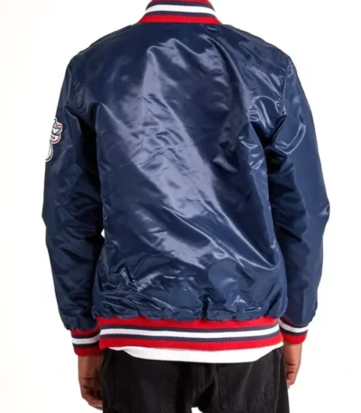 Chicago White Sox Navy Varsity Satin Jacket