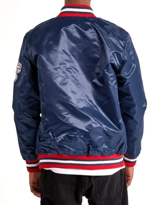 Chicago White Sox Navy Varsity Satin Jacket