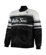 Chicago White Sox Heavyweight Black Satin Jacket