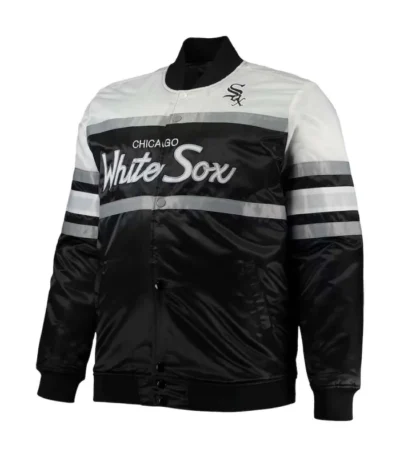 Chicago White Sox Heavyweight Black Satin Jacket