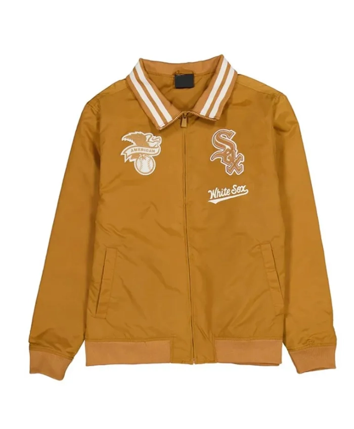 Chicago White Sox Logo Select Light Bronze Jacket Chicago White Sox Logo Select Light Bronze Jacket