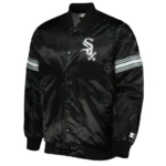 Chicago White Sox Pick & Roll Black Satin Jacket