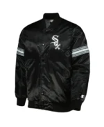 Chicago White Sox Pick & Roll Black Satin Jacket