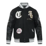Chicago White Sox Prep Varsity Wool/Leather Jacket