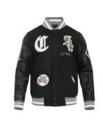 Chicago White Sox Prep Varsity Wool/Leather Jacket