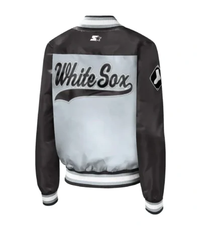 Chicago White Sox The Legend Silver and Black Jacket