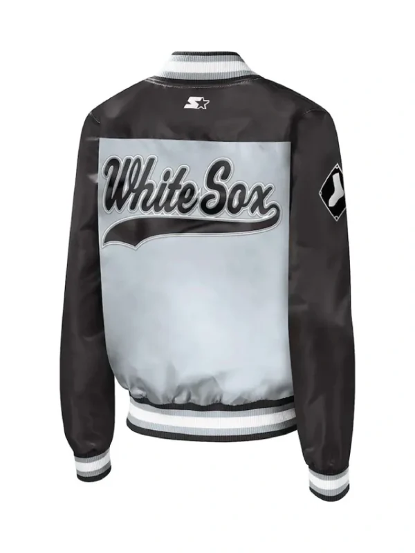 Chicago White Sox The Legend Silver and Black Jacket