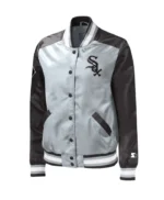 Chicago White Sox The Legend Silver and Black Jacket