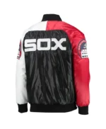 Chicago White Sox Tri-Color Navy and Red Satin Jacket