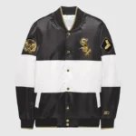 Chicago White Sox Ty Mopkins Black and White Satin Jacket