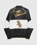 Chicago White Sox Ty Mopkins Black and White Satin Jacket