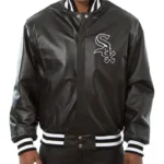 Chicago White Sox Varsity Black Leather Jacket