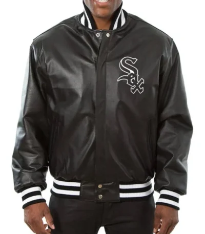 Chicago White Sox Varsity Black Leather Jacket