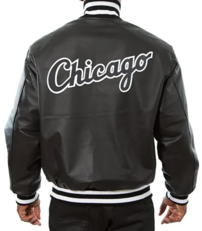 Chicago White Sox Varsity Black Leather Jacket