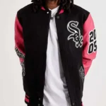 Chicago White Sox Varsity Pink and Black Jacket