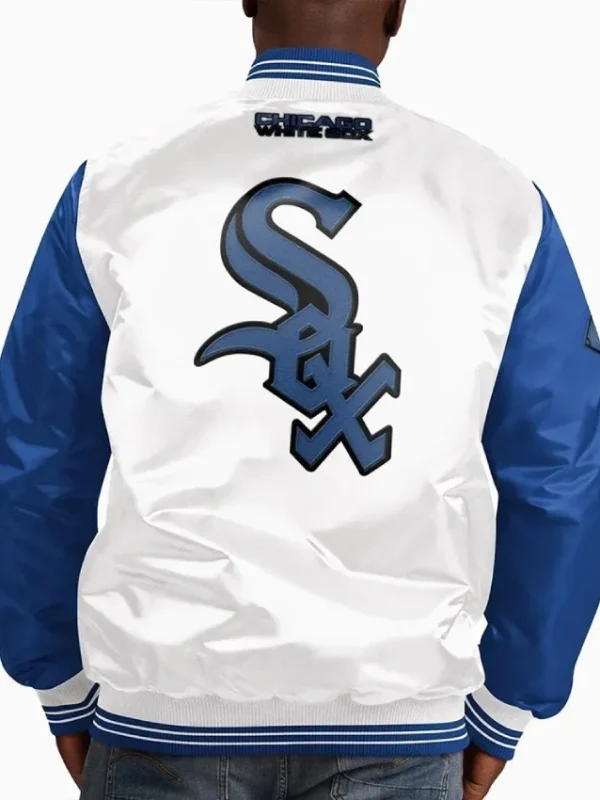 Chicago White Sox Striped Satin Jacket