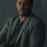 Chris Hemsworth Spiderhead Grey Blazer
