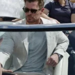 Chris Hemsworth Spiderhead White Suit